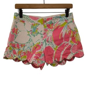 Lilly Pulitzer, The Buttercup Short, Scalloped, It's Always Summer Somewhere, W0